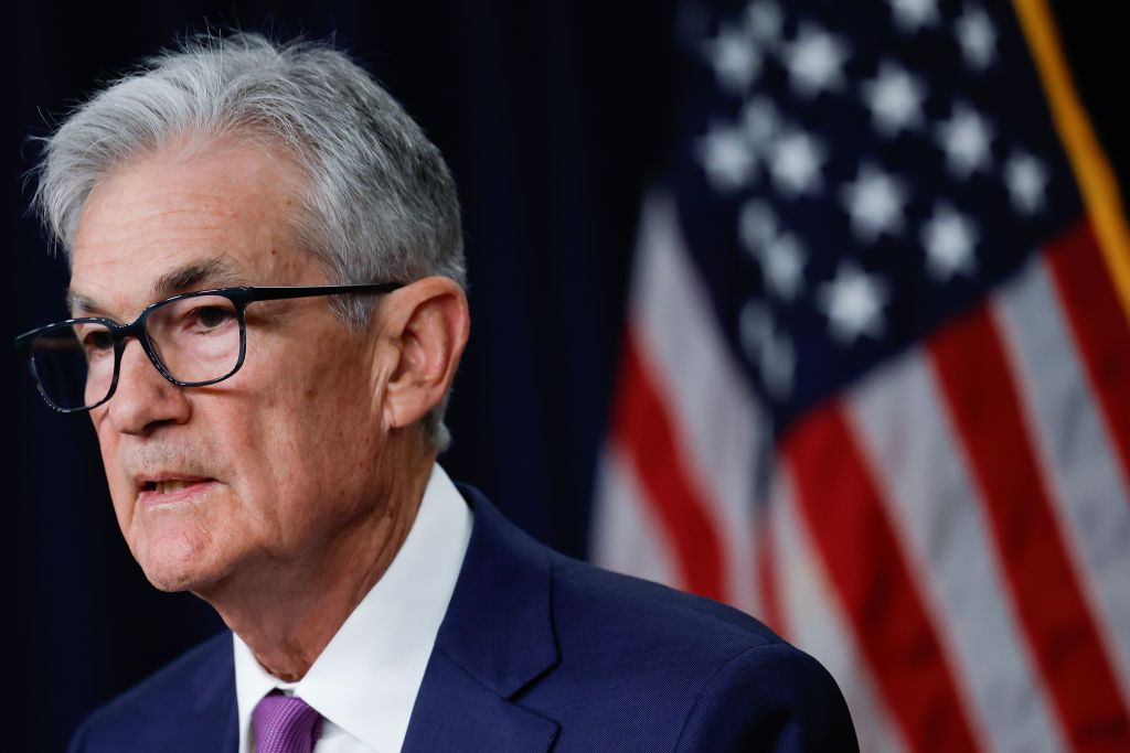 Federal Reserve Chair Jerome Powell Holds Press Conference On Interest Rates